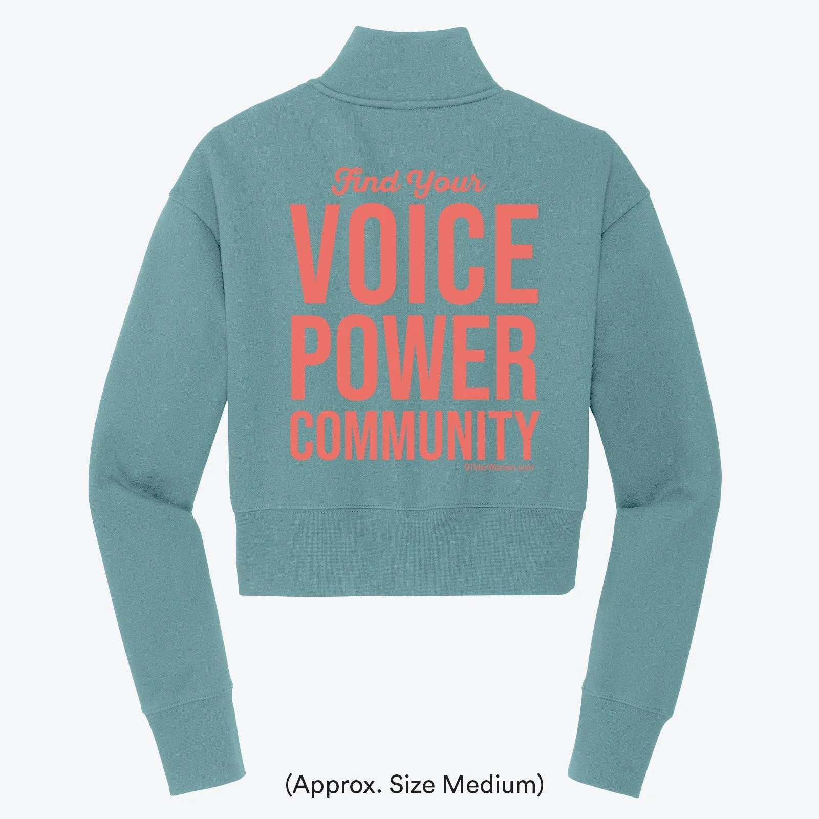Find Your Voice Women's Fit Quarter Zip — 911 Wonder Woman